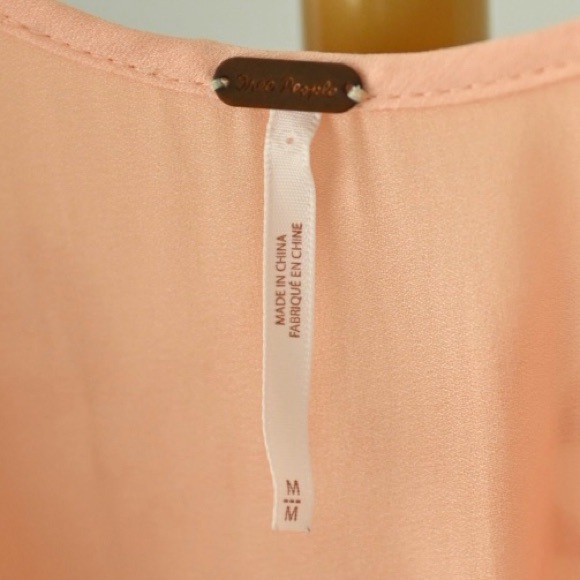 Free People Fiona wrap maxi dress in PEACH - Picture 5 of 5